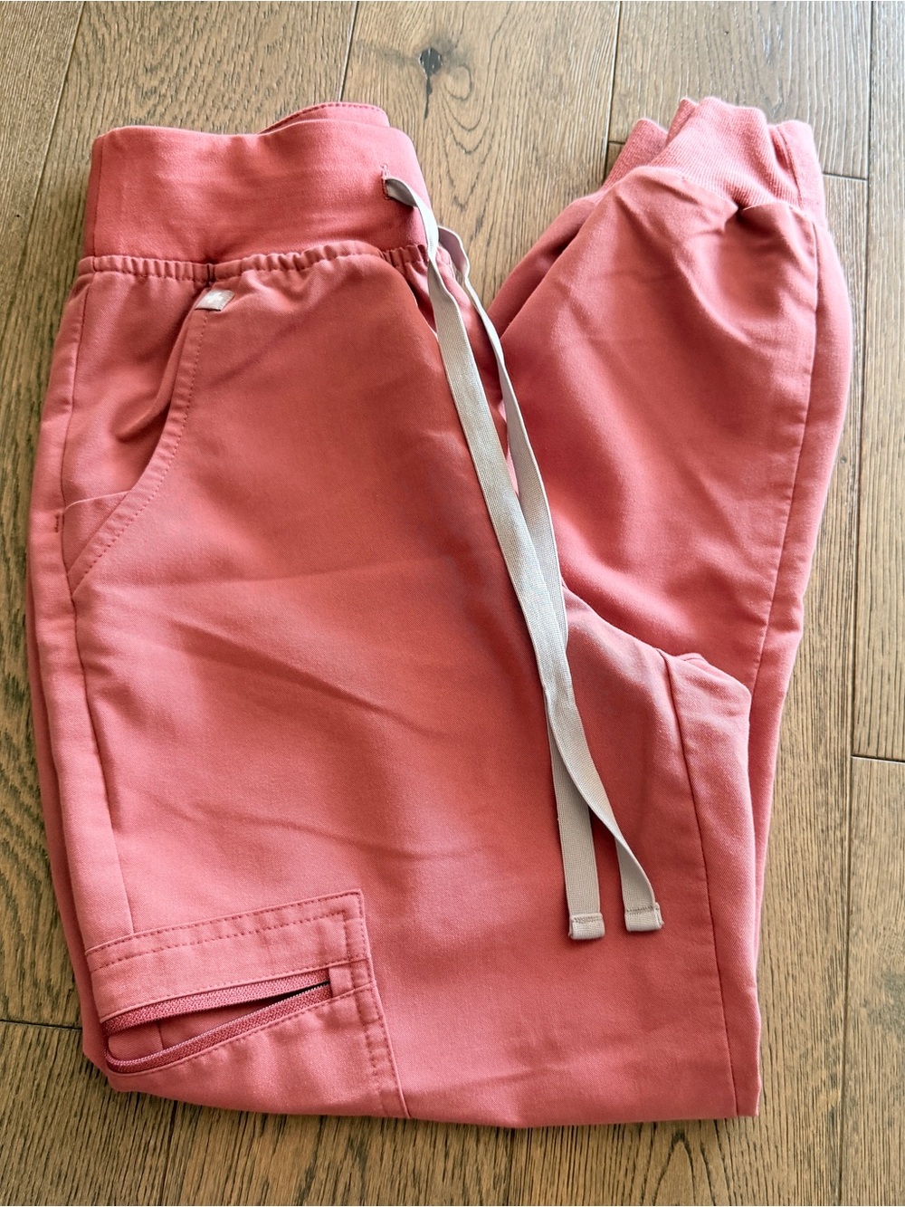 ☑️ Figs High Waisted Zamora Jogger Scrub Pants XXS Petite Mauve